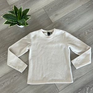L. L. Bean Sherpa stone pullover size XS